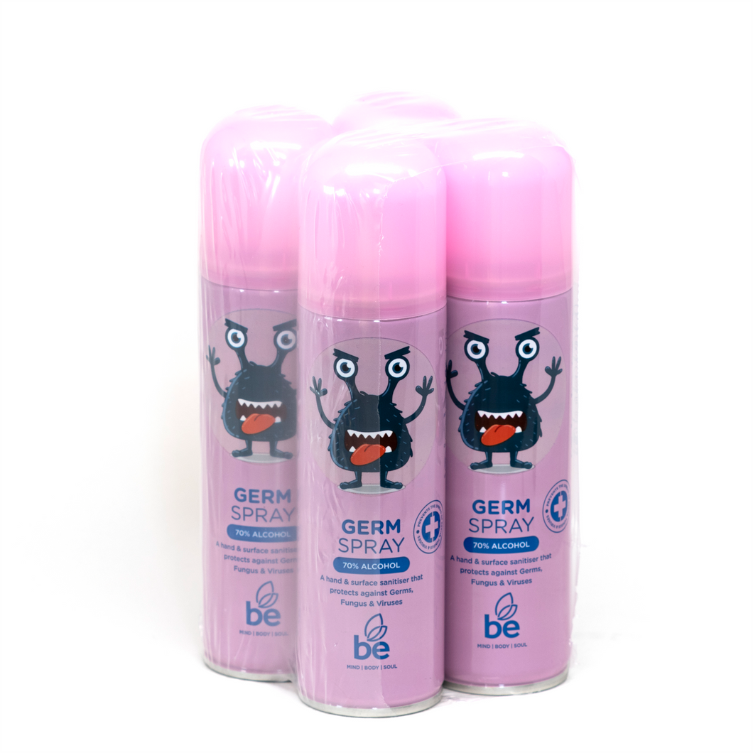 4 Pack - Kids Germ Spray 125ml